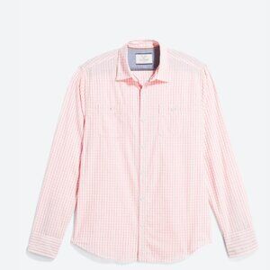 FLAG & ANTHEM Cape Cod Two Pocket Poplin Shirt - Coral